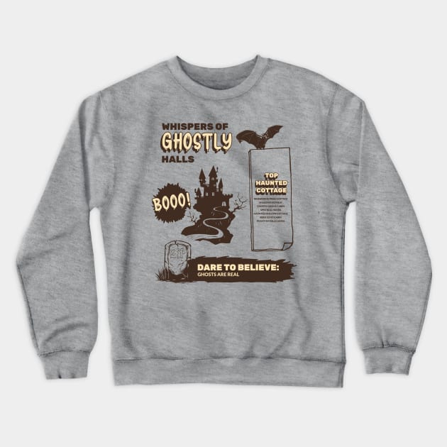 Haunted Cottage. Crewneck Sweatshirt by TaansCreation 